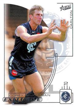 2002 Select AFL Exclusive #67 Corey McKernan Front